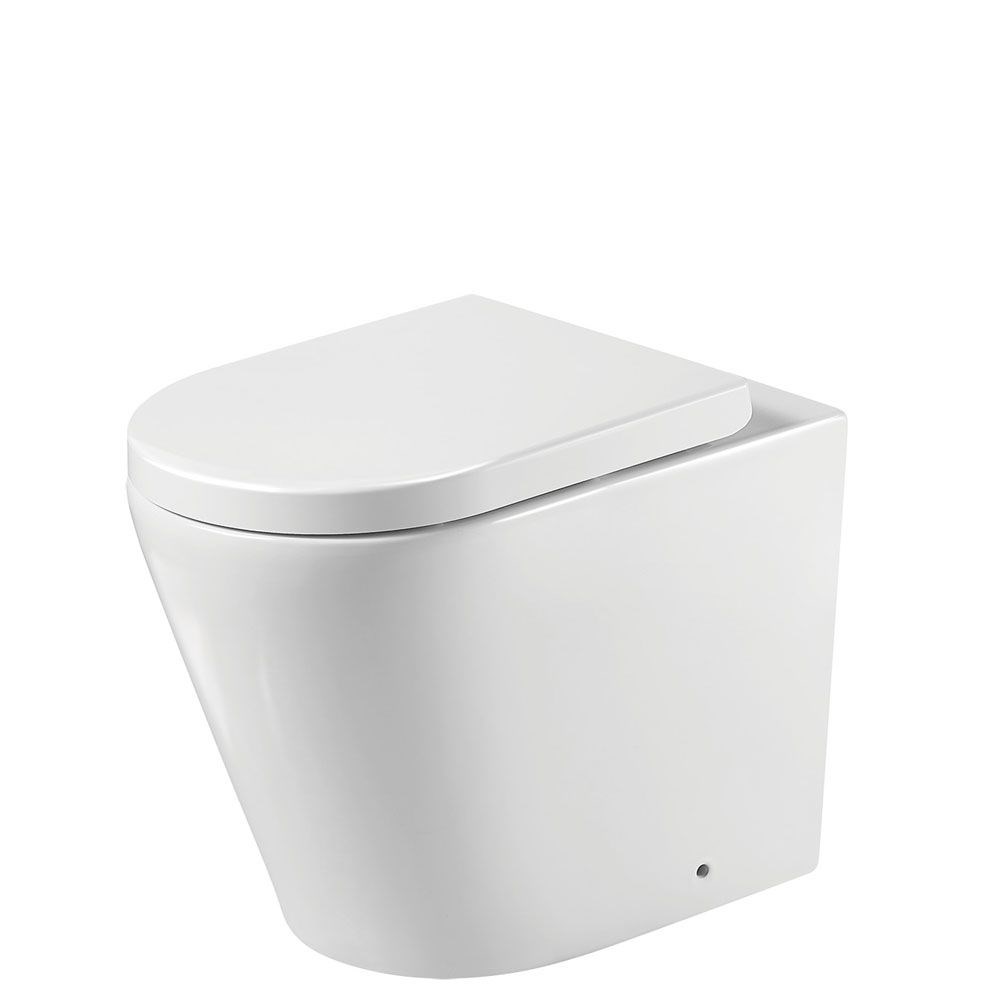 Isabella Wall-Faced Toilet Suite - Pan + Seat ONLY, P-Trap