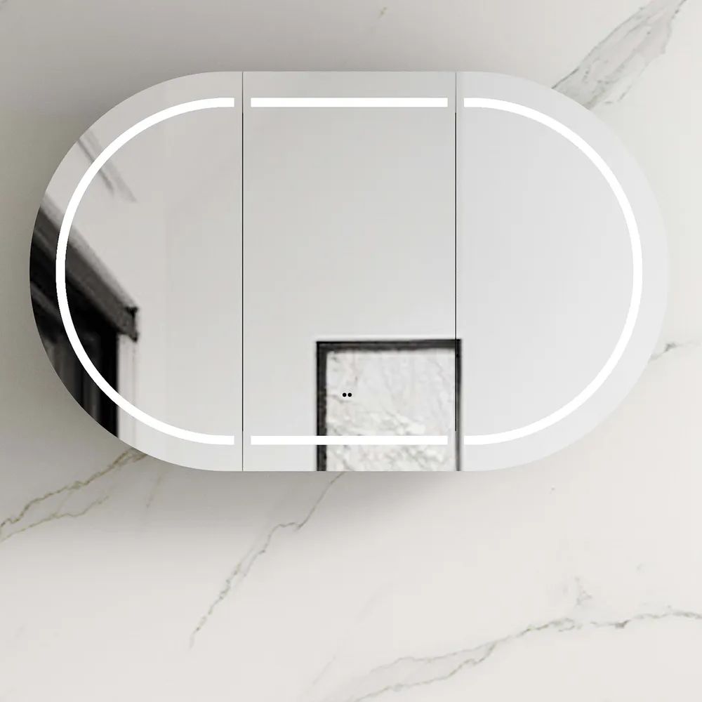 Bondi 1200mm Shaving Cabinet - Matte White