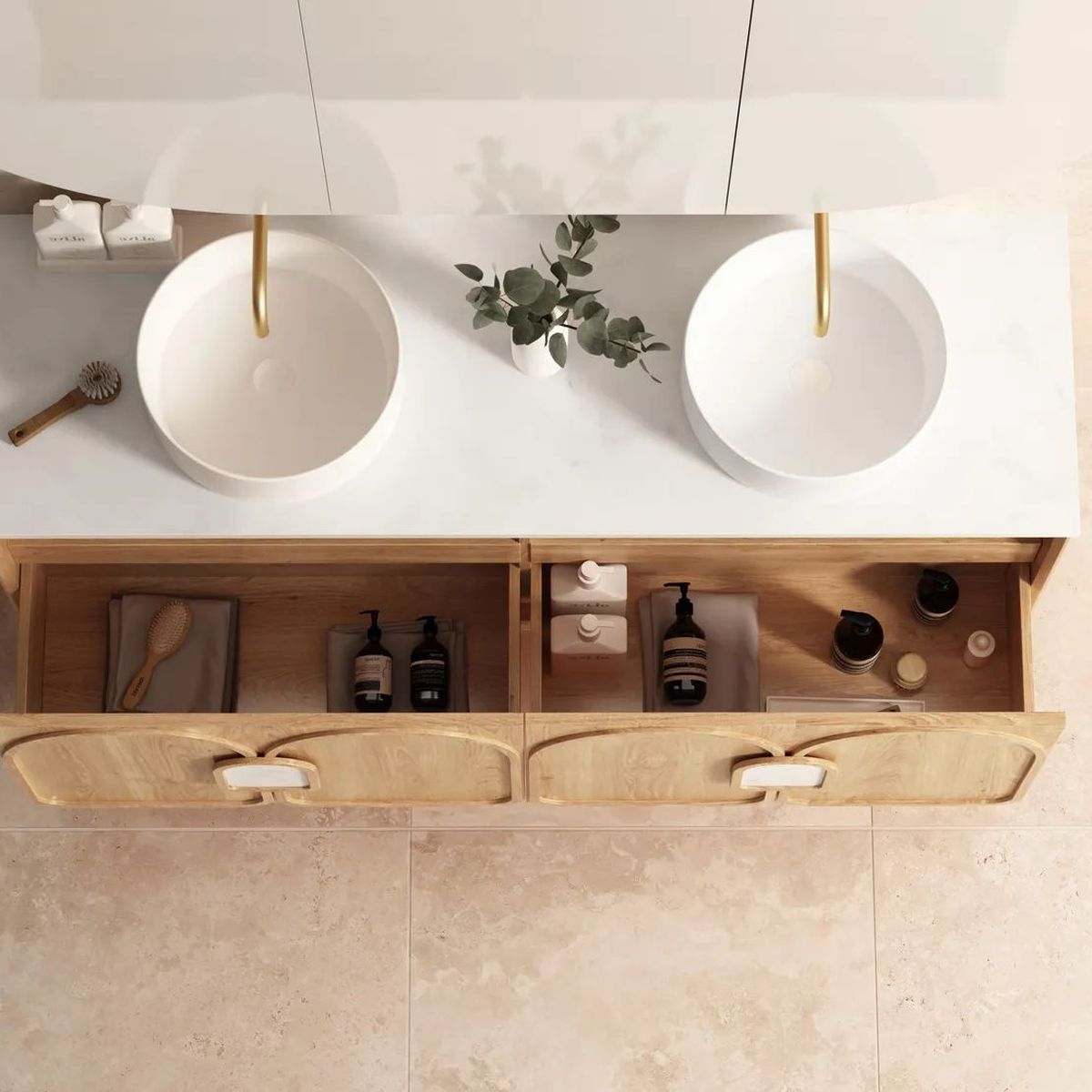 Laguna Natural American Oak 1500X460 Vanity