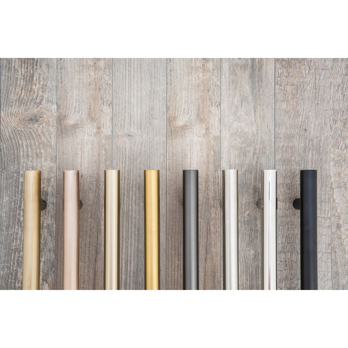 Non-Heated Vertical Towel Rail 40 x 950mm - Light Gold