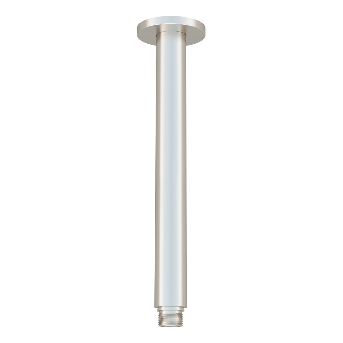 Round Ceiling Shower Arm 300mm Brushed Nickel