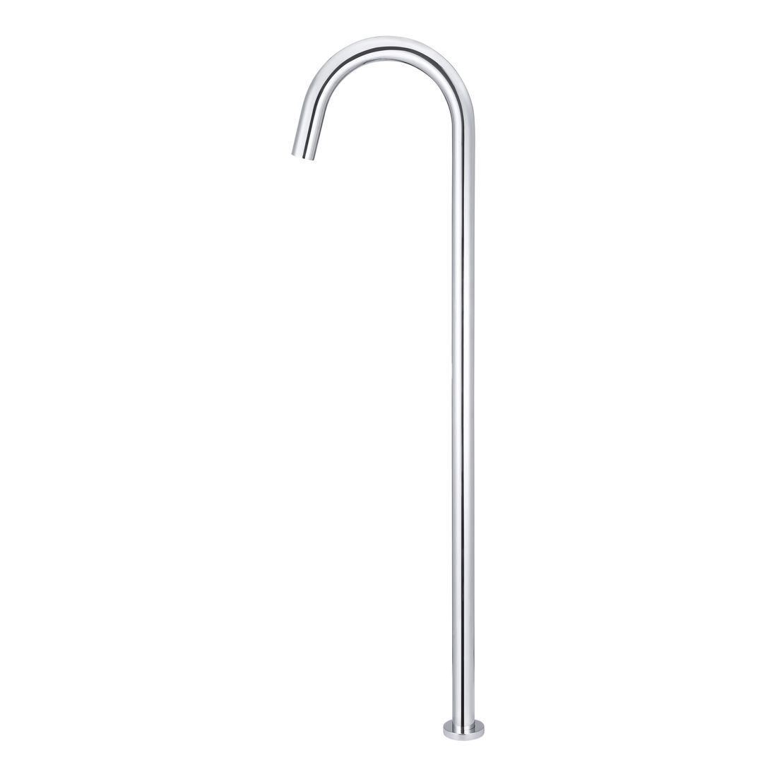 Round Freestanding Bath Spout Chrome