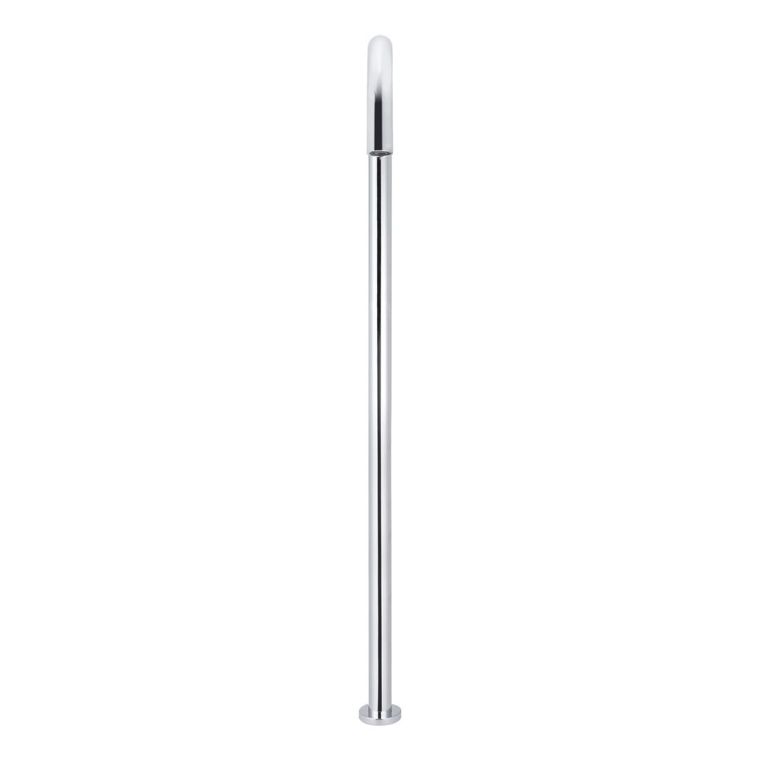Round Freestanding Bath Spout Chrome