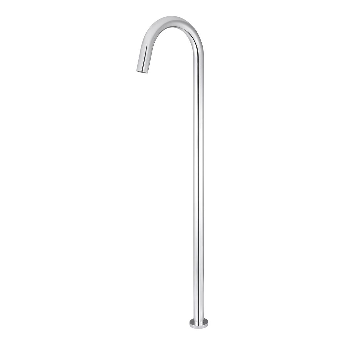 Round Freestanding Bath Spout Chrome
