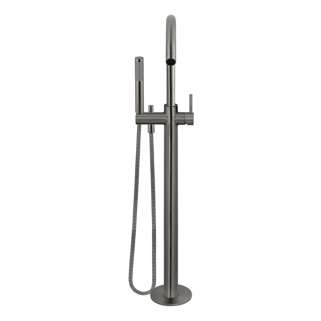Round Freestanding Bath Spout and Hand Shower MB09-PVDGM Shadow