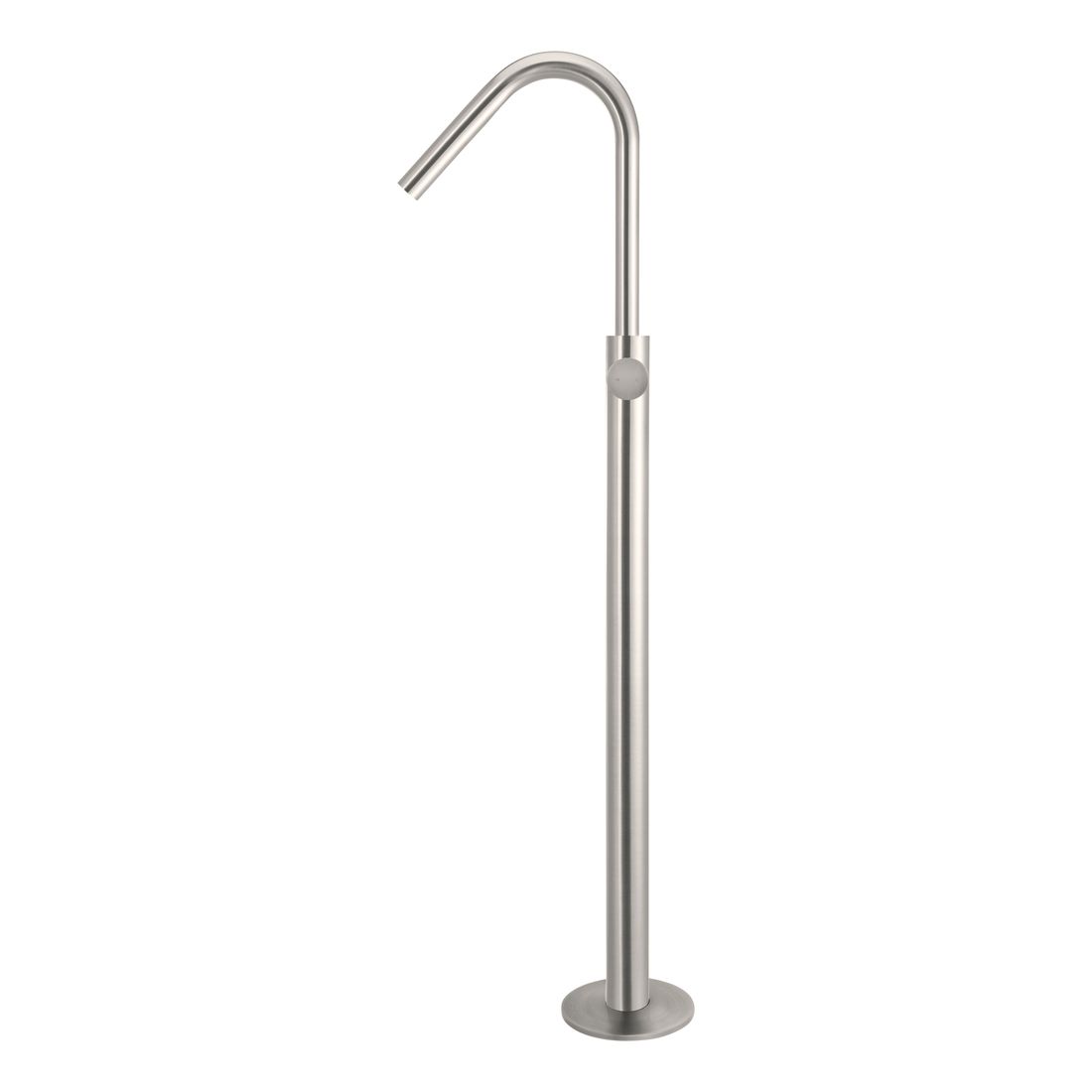 Round Freestanding Bath Spout and Hand Shower MB09PN-PVDBN Brushed Nickel