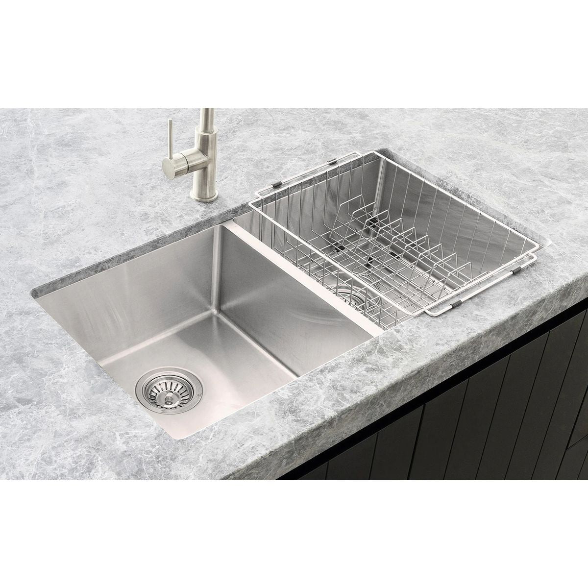 Dish Rack Brushed Nickel