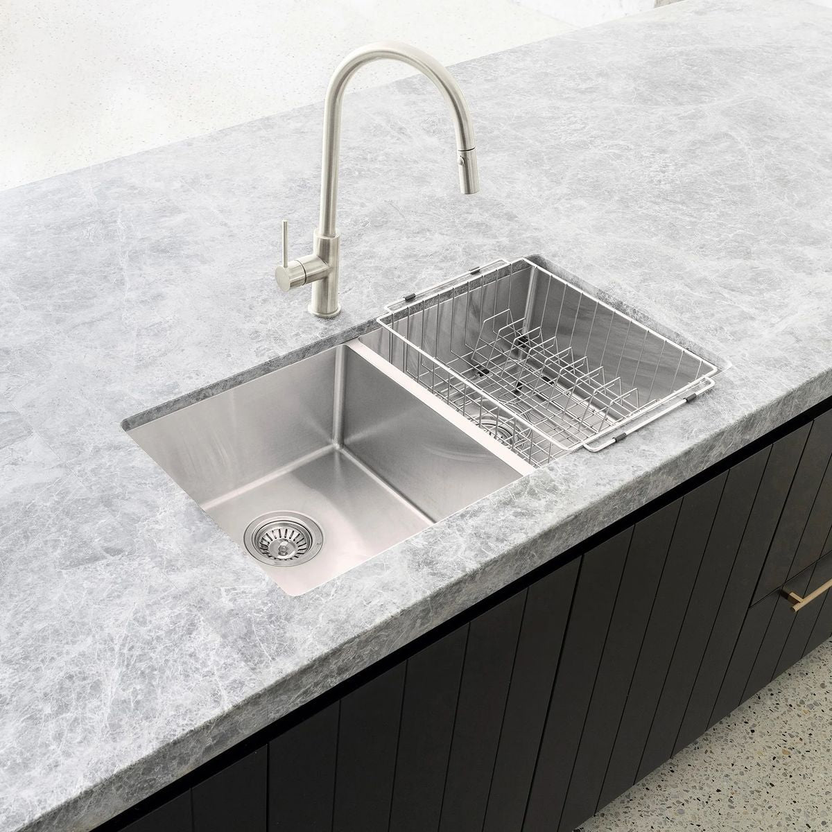 Dish Rack Brushed Nickel