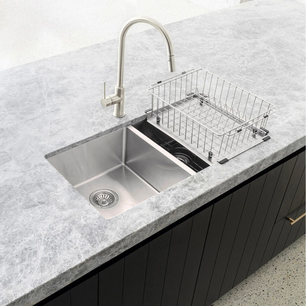 Dish Rack Brushed Nickel