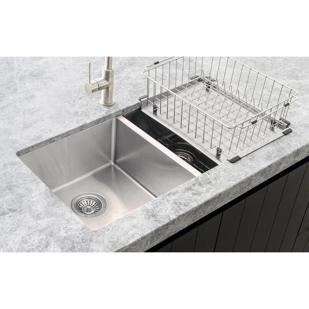 Dish Rack Brushed Nickel