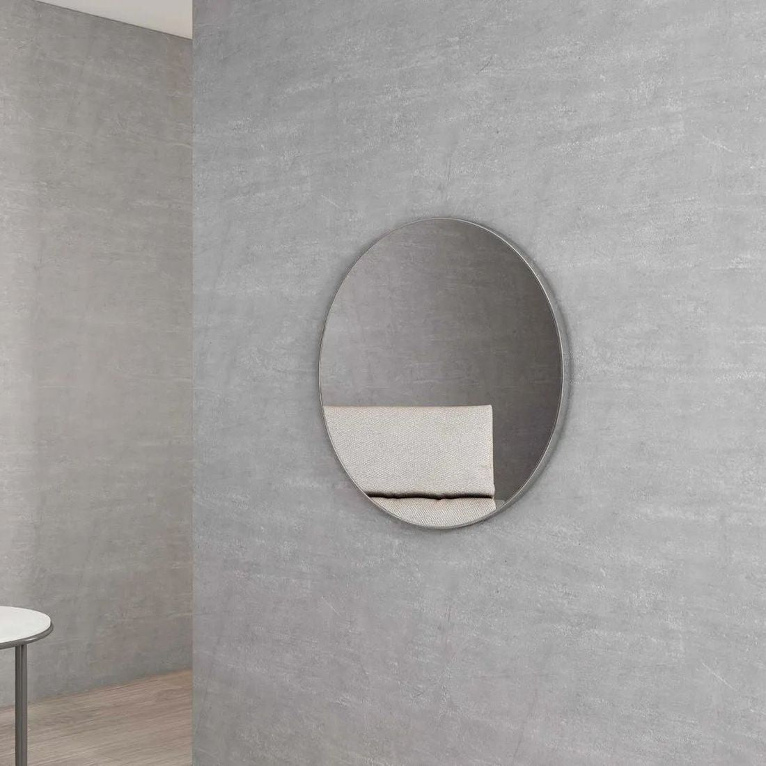 London Metal Framed Mirror in Chrome