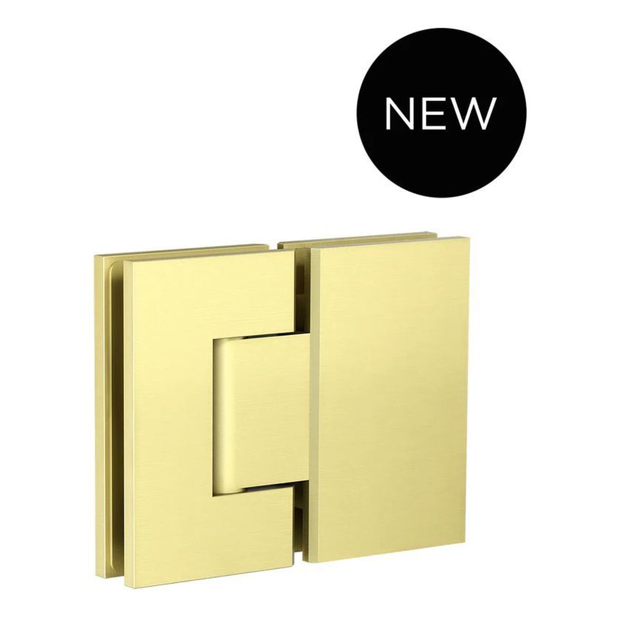 Glass to Glass Shower Door Hinge, Tiger Bronze