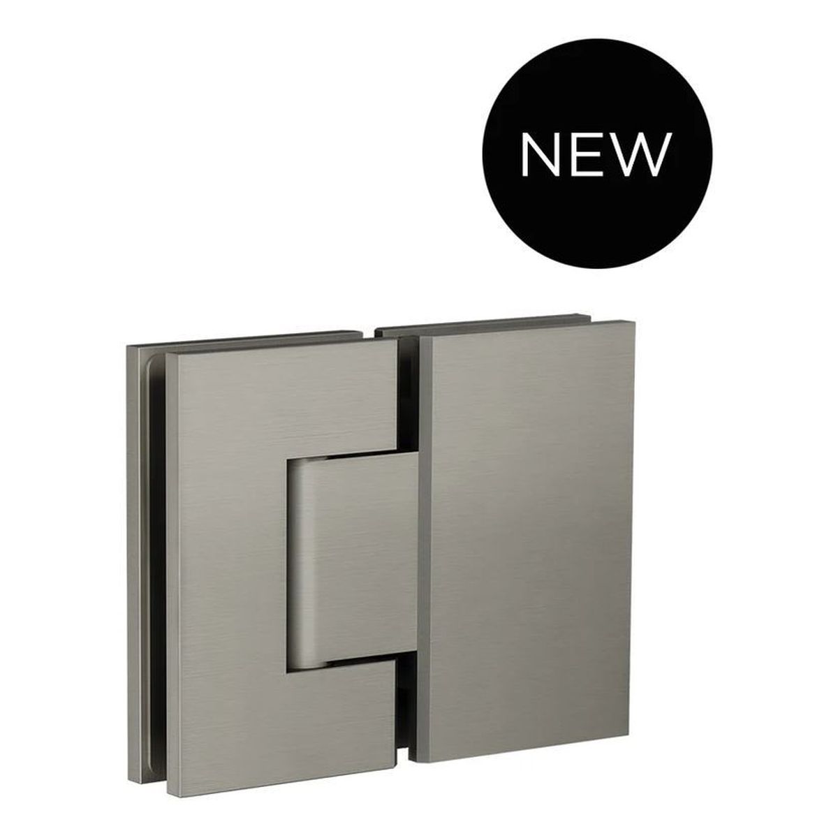 Glass to Glass Shower Door Hinge, Shadow Gunmetal