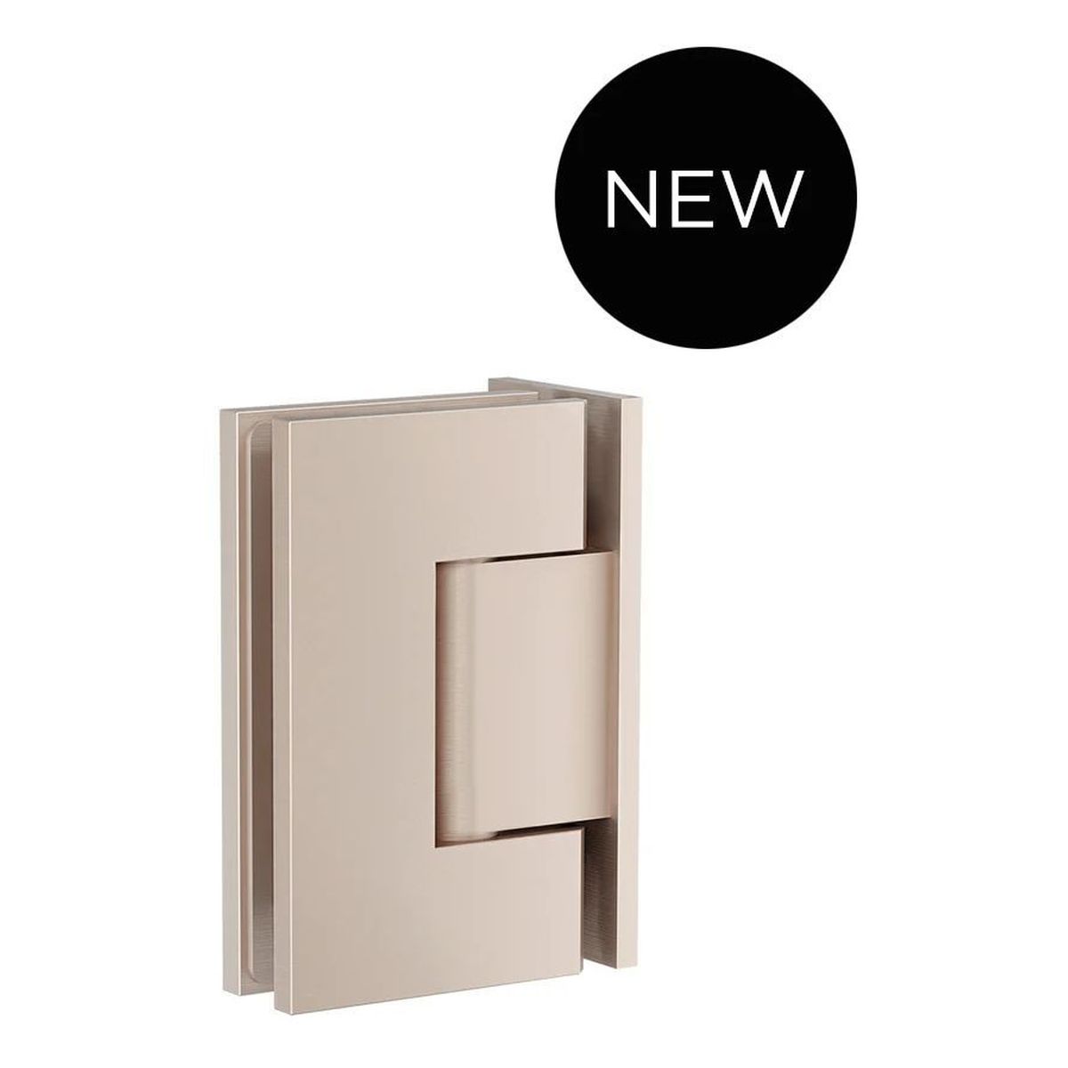Glass to Wall Shower Door Hinge, Champagne