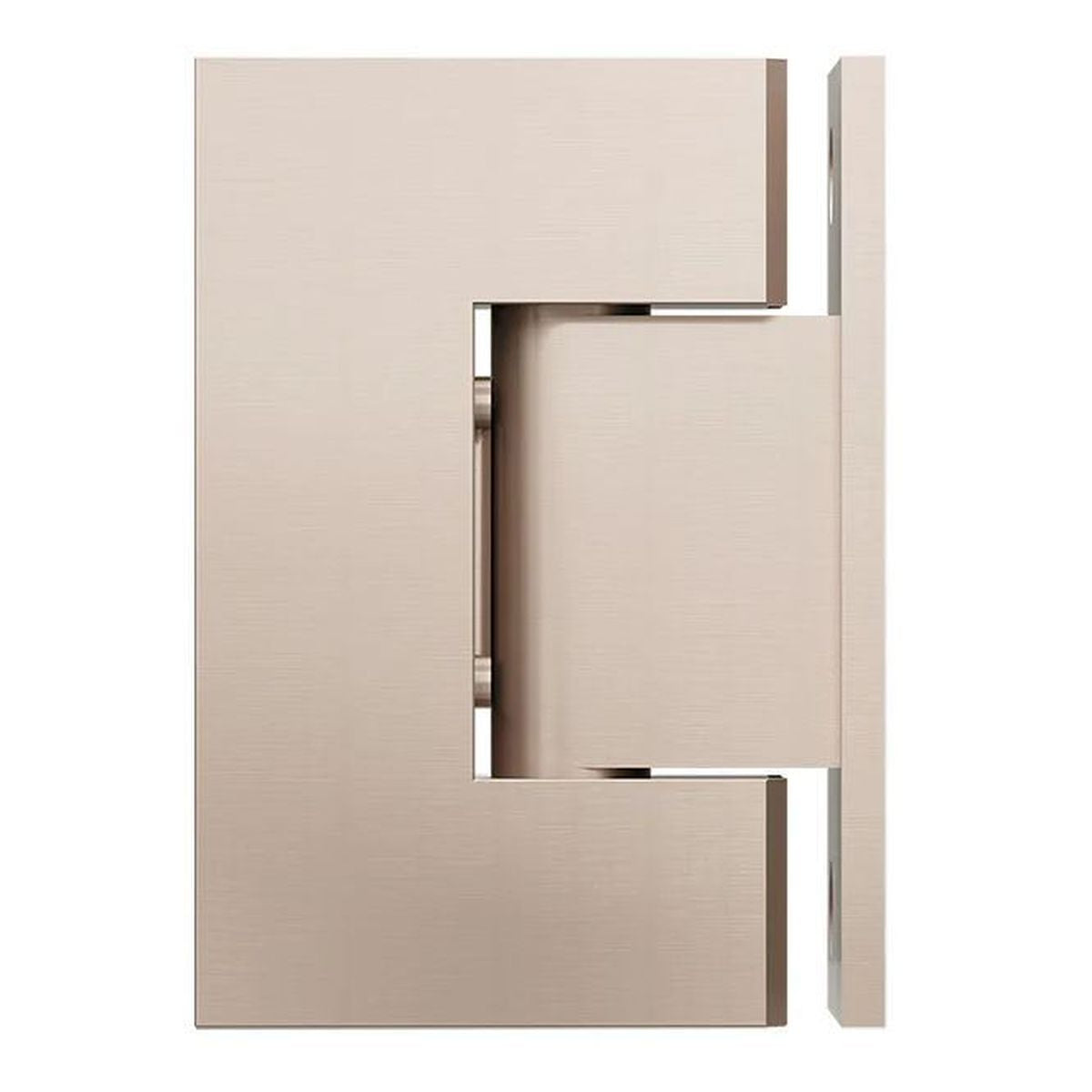 Glass to Wall Shower Door Hinge, Champagne