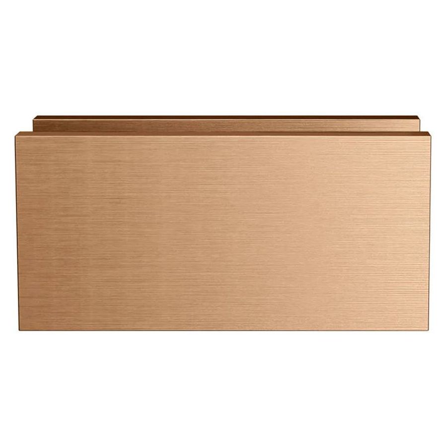 Glass Fixing U Bracket - Lustre Bronze