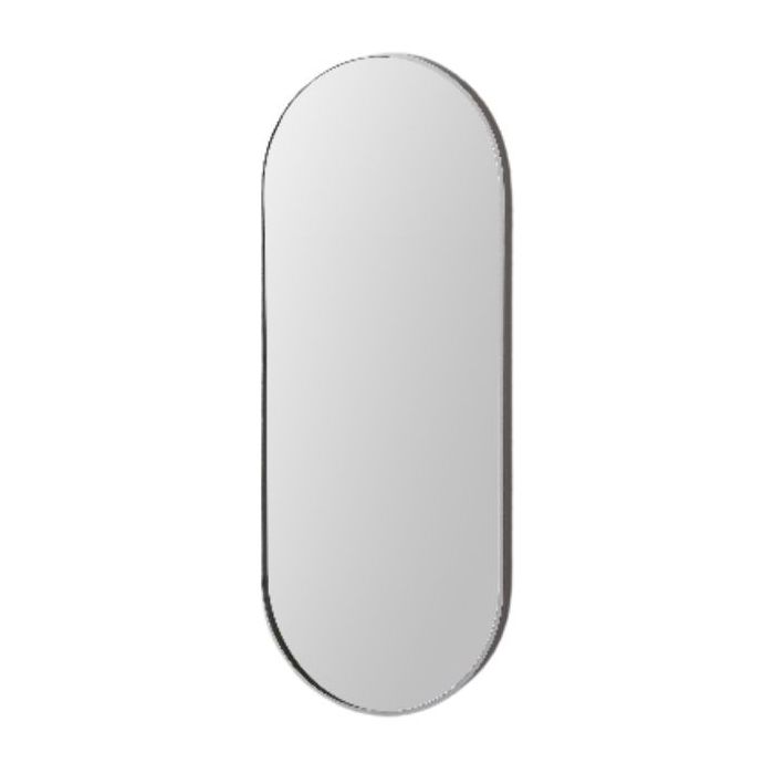 Modern Oblong Mirror MO46121-BN Brushed Nickel