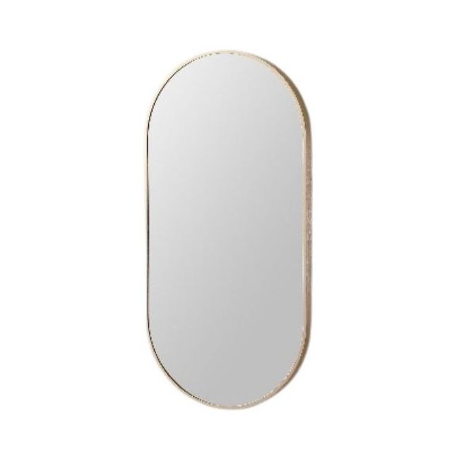 Modern Oblong Mirror MO4691-BB Brushed Brass