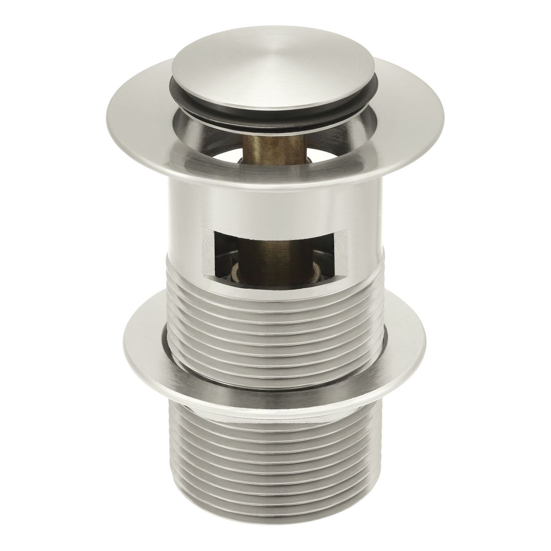 Basin Pop Up Waste 32mm - Overflow / Slotted Brushed Nickel