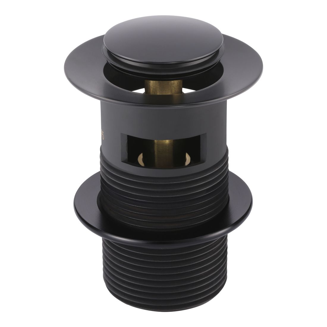 Basin Pop Up Waste 32mm - Overflow / Slotted Matte Black