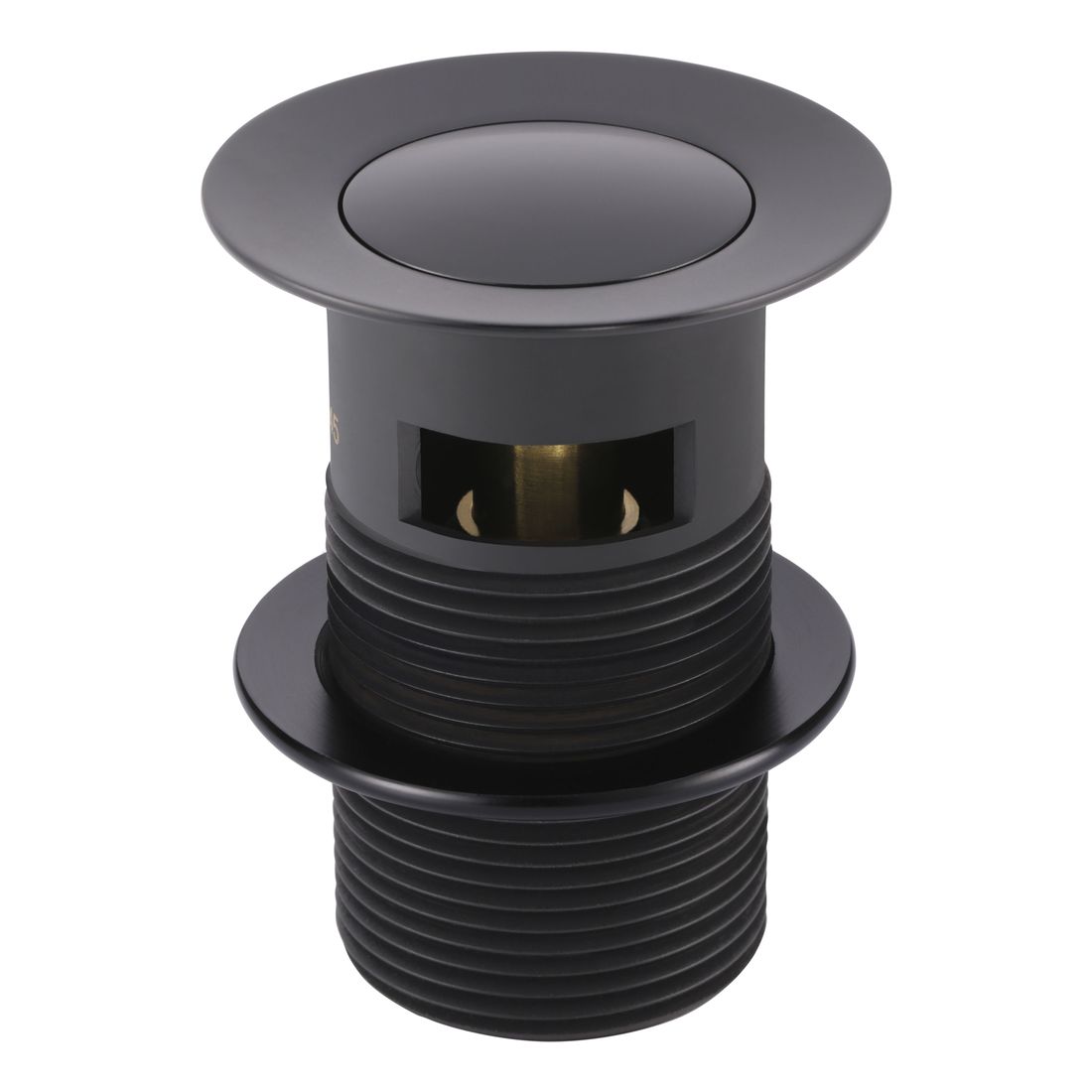 Basin Pop Up Waste 32mm - Overflow / Slotted Matte Black