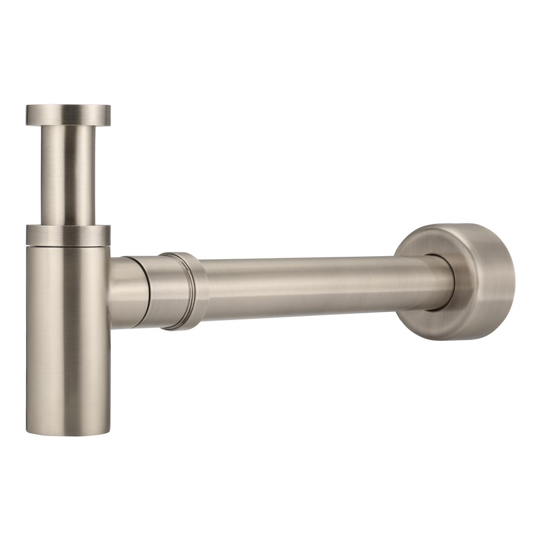 Round Bottle Trap for 32mm basin waste and 40mm outlet Champagne