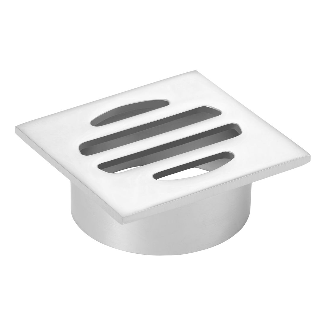 Square Floor Grate Shower Drain 50mm outlet Chrome