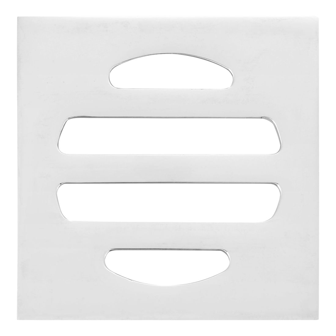 Square Floor Grate Shower Drain 50mm outlet Chrome