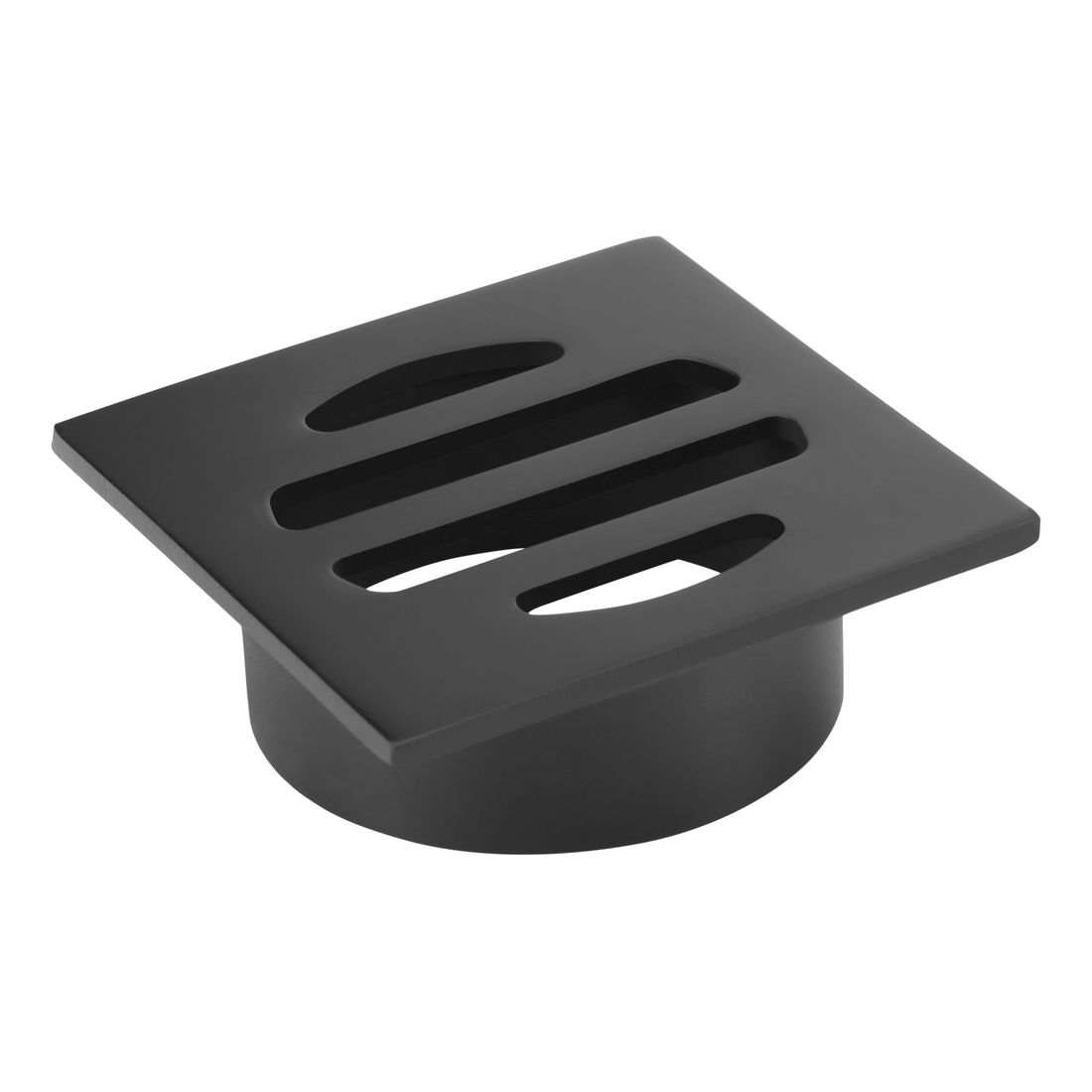 Square Floor Grate Shower Drain 50mm outlet Matte Black