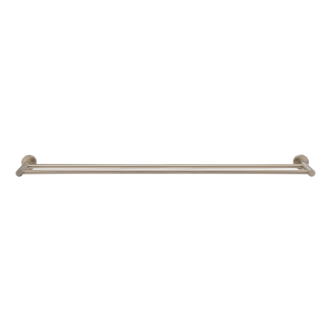 Round Double Towel Rail 900mm Champagne
