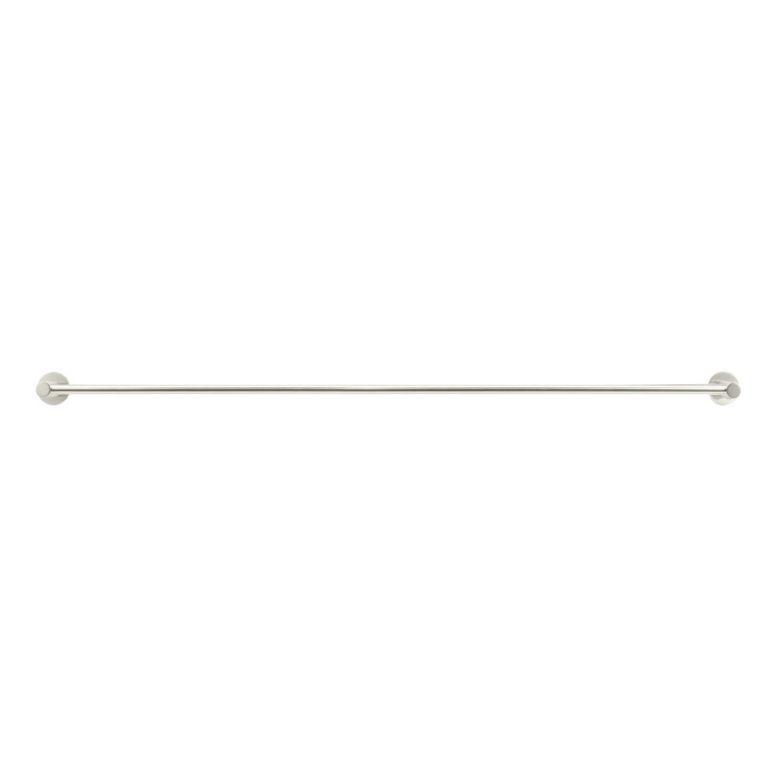 Round Double Towel Rail 900mm Brushed Nickel