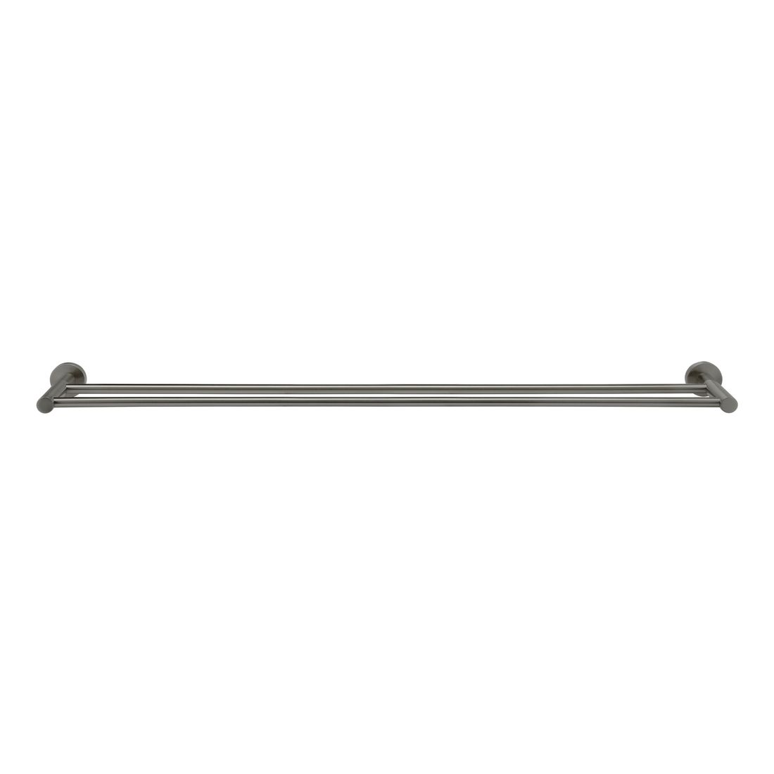 Round Double Towel Rail 900mm Shadow