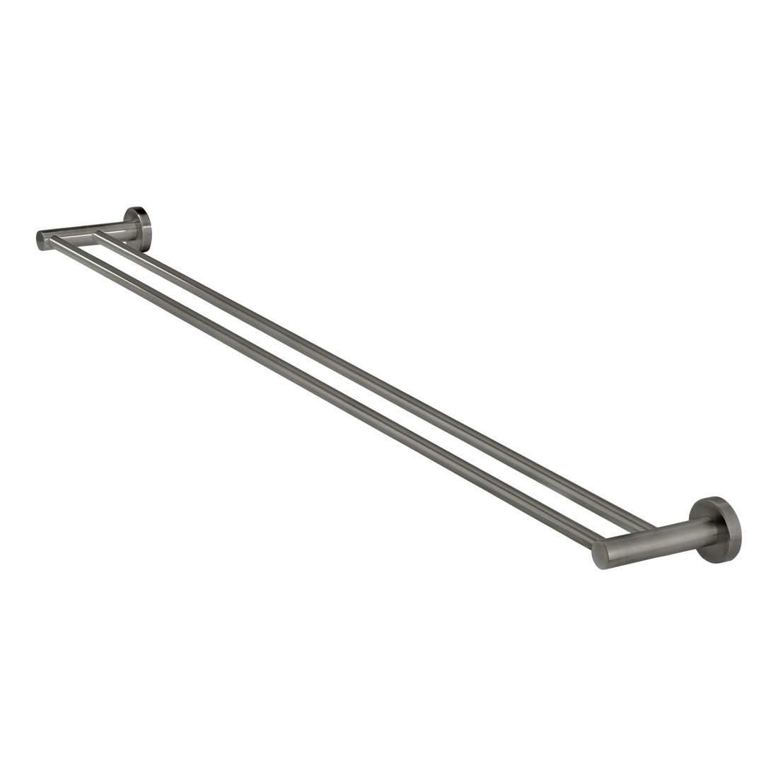 Round Double Towel Rail 900mm Shadow