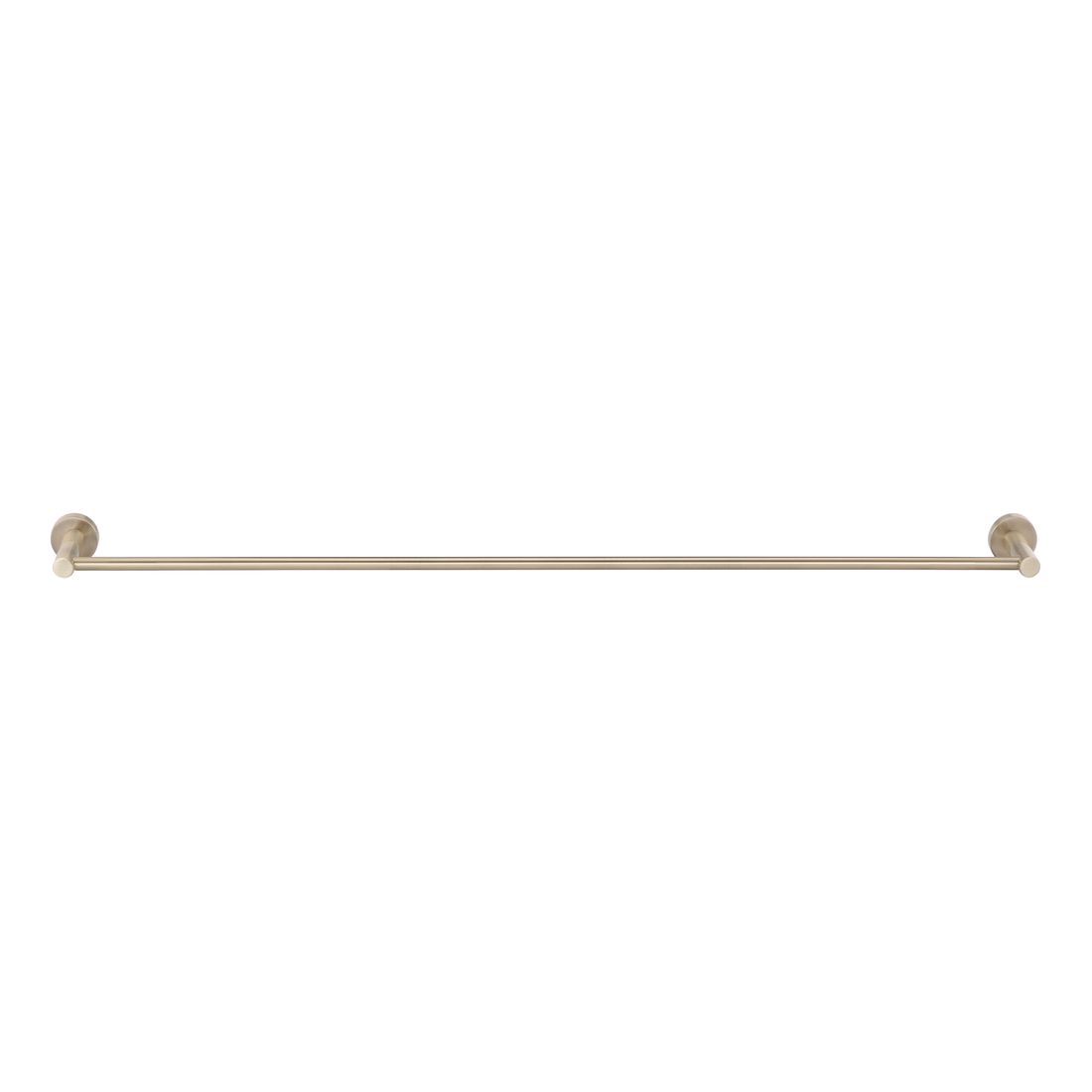 Round Single Towel Rail 600mm Champagne
