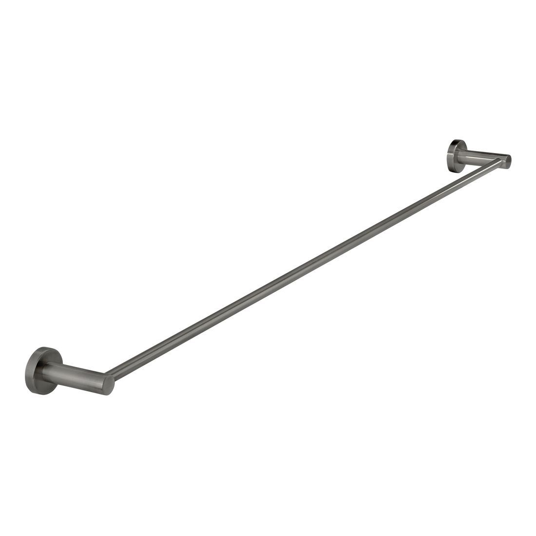 Round Single Towel Rail 900mm Shadow
