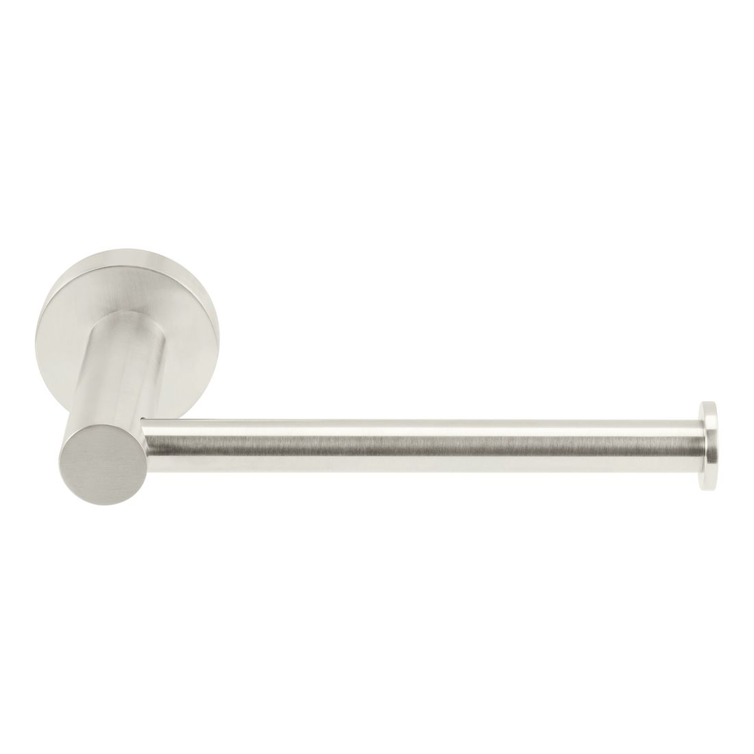 Round Toilet Roll Holder Brushed Nickel