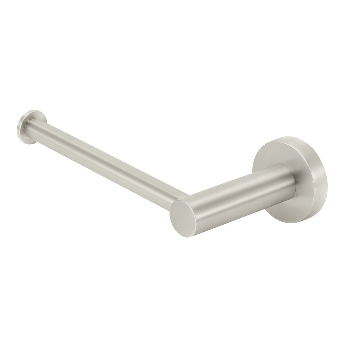 Round Toilet Roll Holder Brushed Nickel