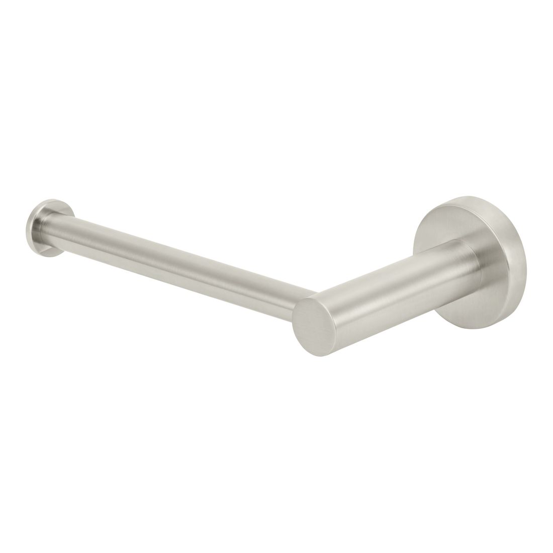 Round Toilet Roll Holder Brushed Nickel