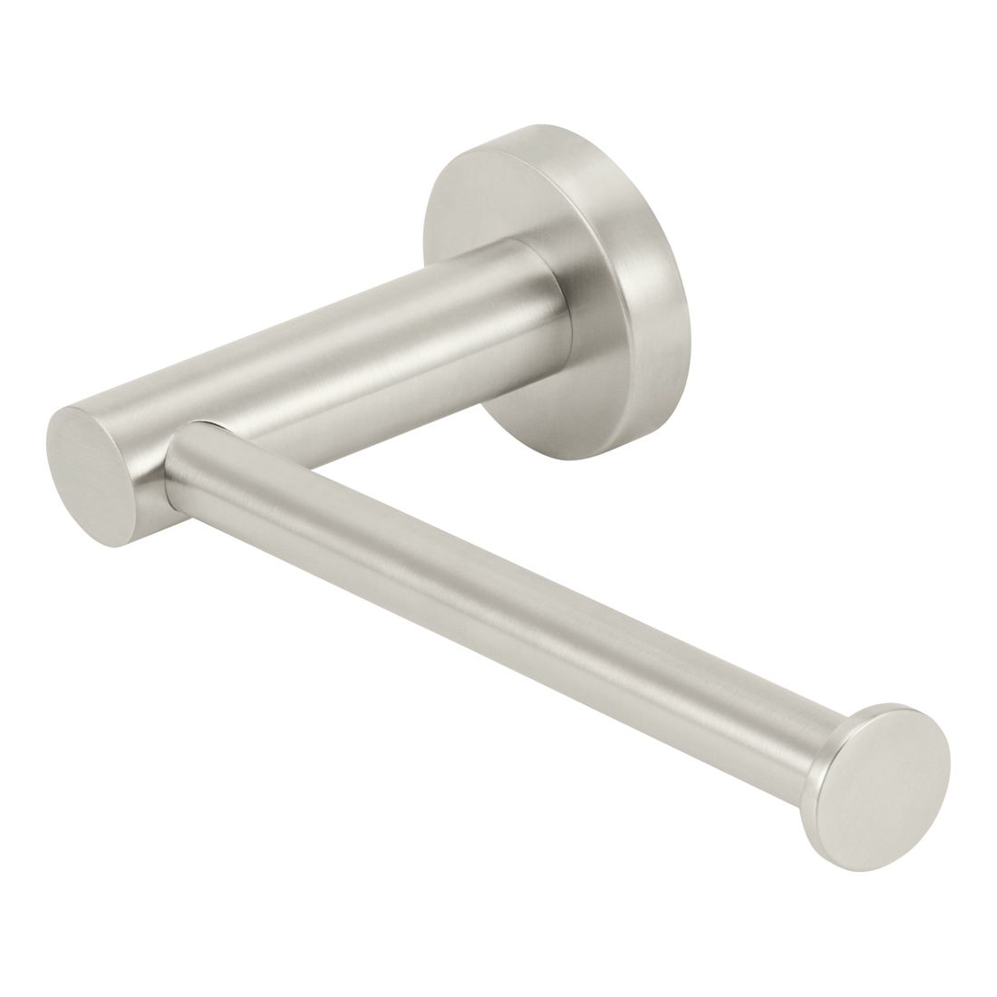 Round Toilet Roll Holder Brushed Nickel