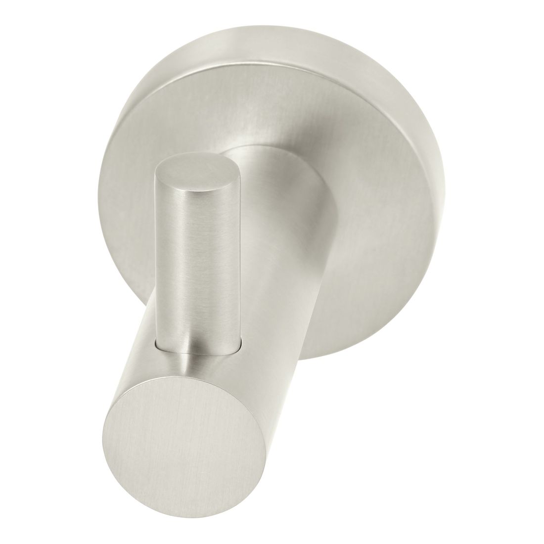 Round Robe Hook Brushed Nickel