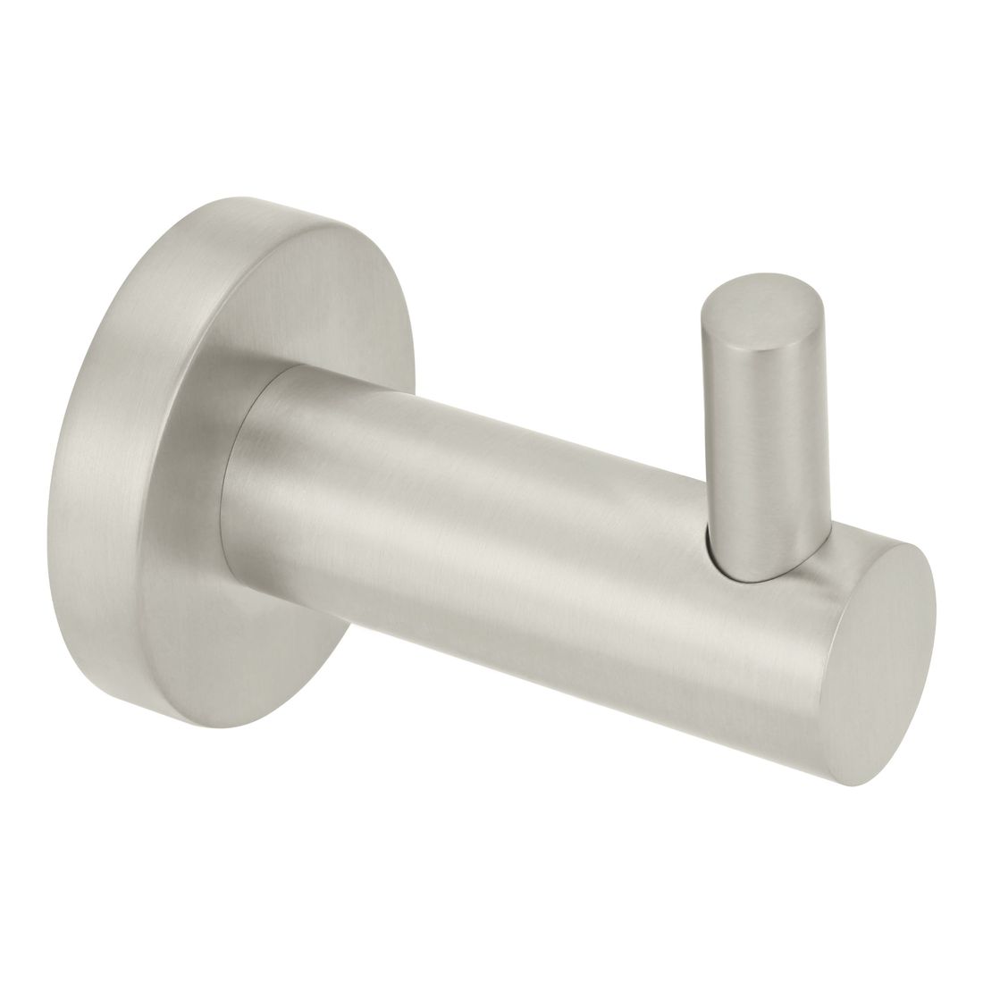 Round Robe Hook Brushed Nickel