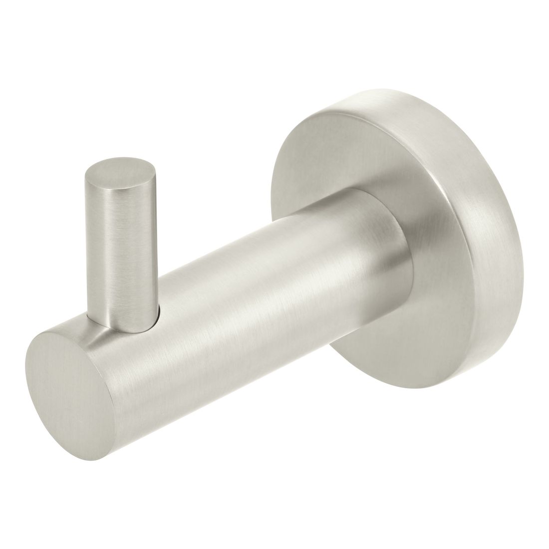 Round Robe Hook Brushed Nickel
