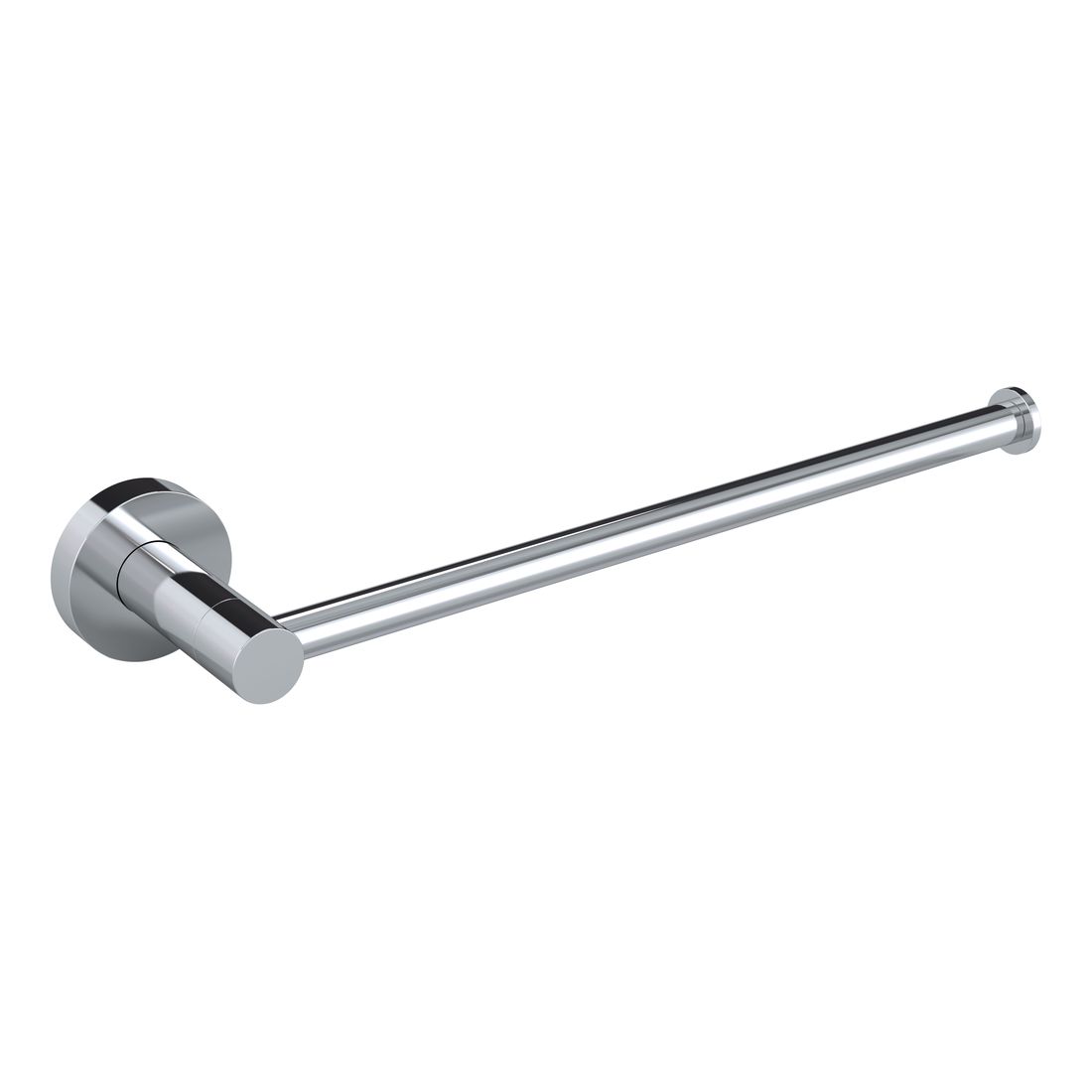 Round Guest Towel Rail Chrome