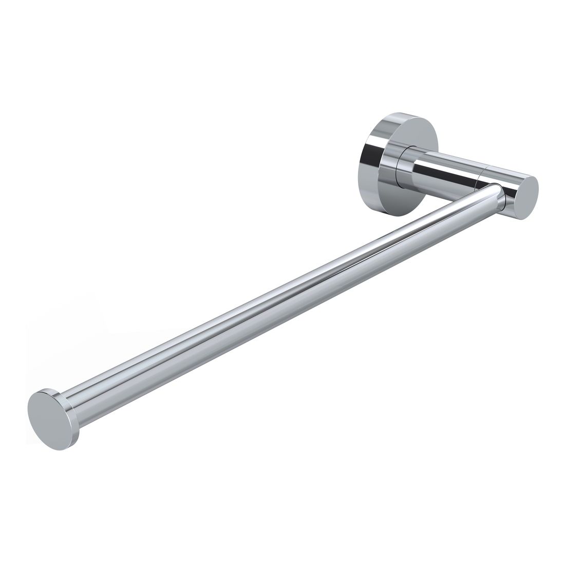 Round Guest Towel Rail Chrome