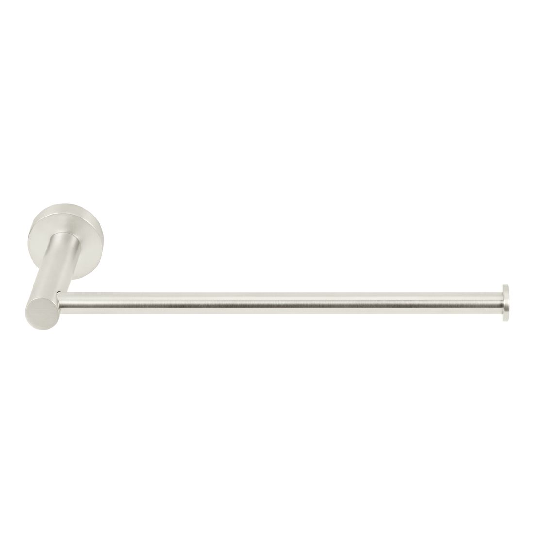 Round Guest Towel Rail Brushed Nickel