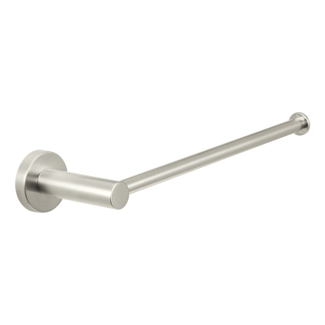 Round Guest Towel Rail Brushed Nickel