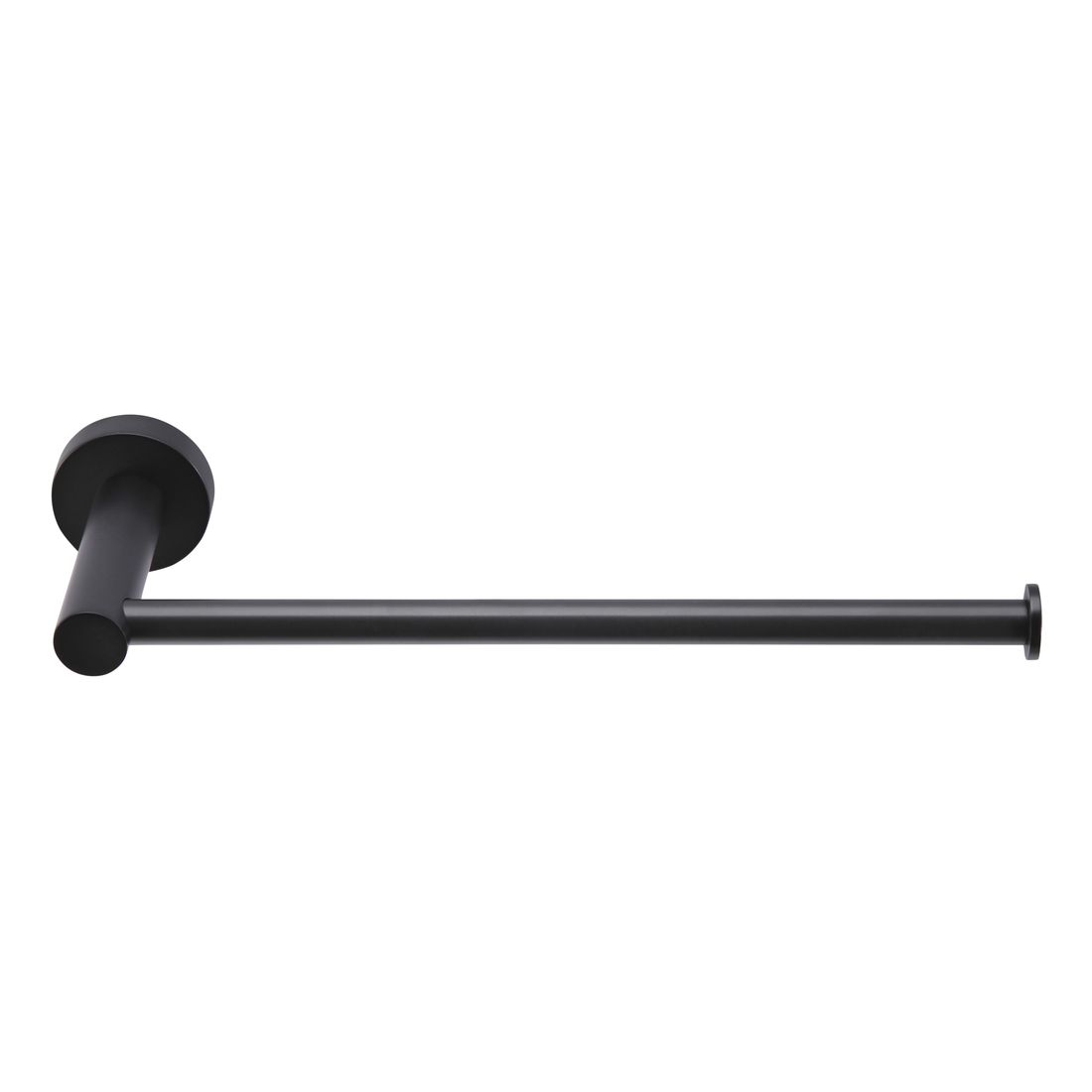 Round Guest Towel Rail Matte Black
