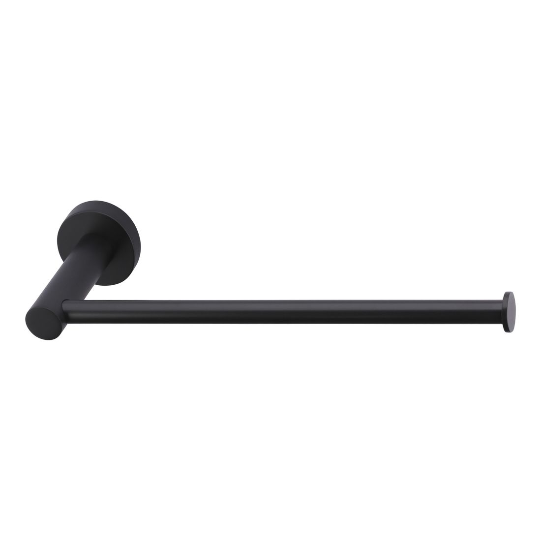 Round Guest Towel Rail Matte Black