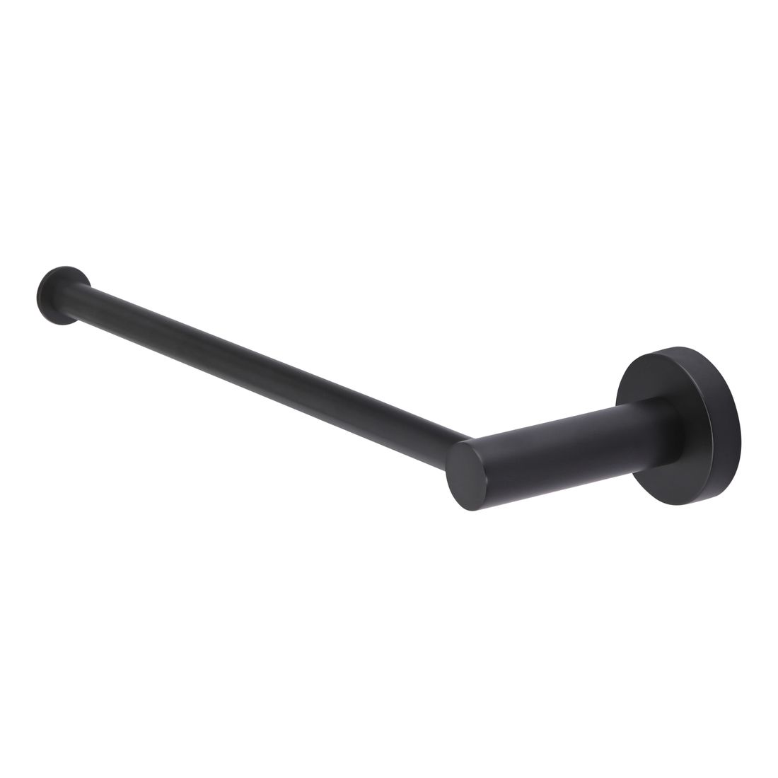 Round Guest Towel Rail Matte Black
