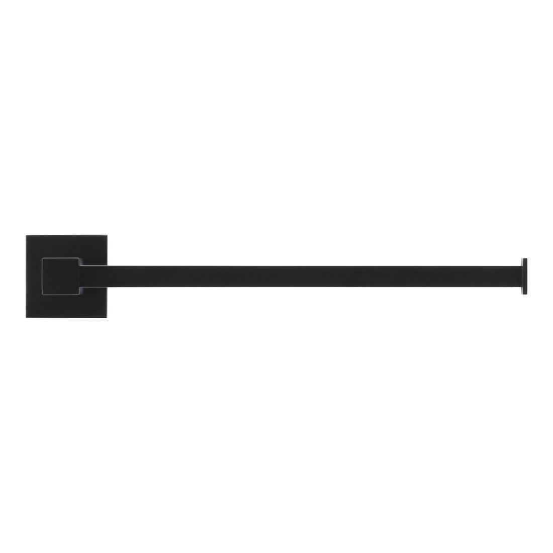Square Guest Towel Rail Matte Black